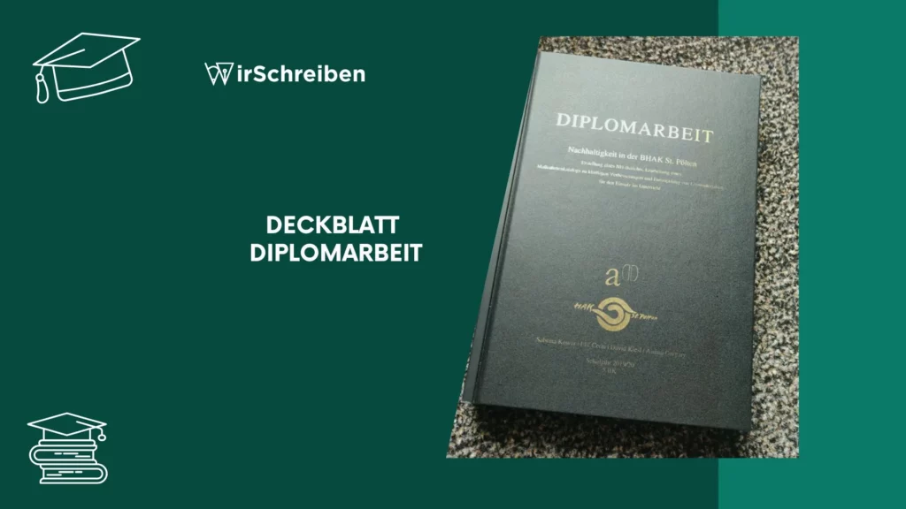 Deckblatt Diplomarbeit: Wie Sie die Titelseite richtig gestalten | WirSchreiben.at